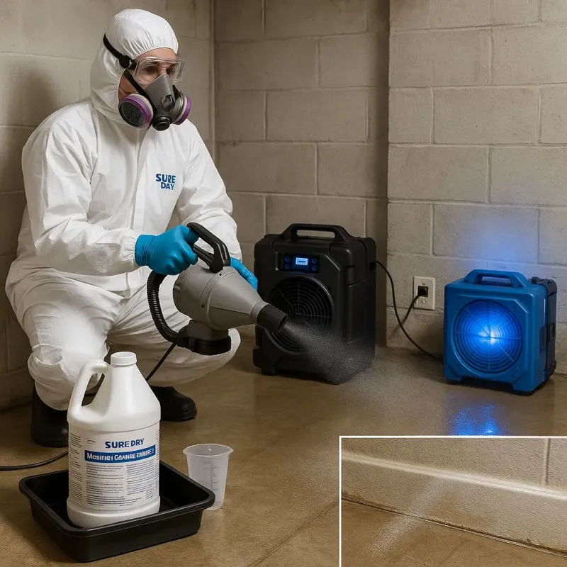 Sanitization and Odor Removal process in Sheridan, CA